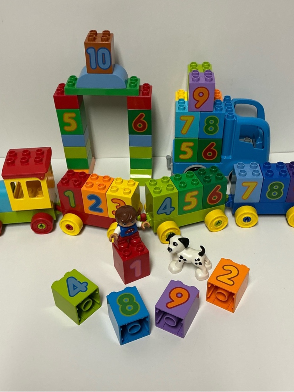 Lego Duplo Multicolor Number Train & Blocks Set